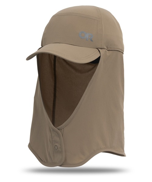 OUTDOOR RESEARCH（アウトドアリサーチ）の「OUTDOOR RESEARCH/アウトドアリサーチ Astroman Sun Cape Cap/アストロマンサンケープキャップ（キャップ・メンズ・ライトカーキ/スカイブルー・L/XL）」の3枚目の写真