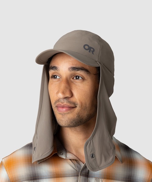 OUTDOOR RESEARCH（アウトドアリサーチ）の「OUTDOOR RESEARCH/アウトドアリサーチ Astroman Sun Cape Cap/アストロマンサンケープキャップ（キャップ・メンズ・ライトカーキ/スカイブルー・L/XL）」の5枚目の写真