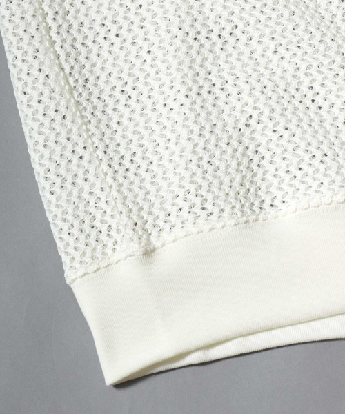 ANPAS(アンパス)の「Lace Polo Shirt and Waffle Tank Layered Set / 【セットアイテム】半袖レースポロシャツ × ワッフルタンク レイヤードアンサンブル メンズ メッシュトップス(ポロシャツ・メンズ・ブラック/ブラウン/オフホワイト・M/L)」の21枚目の写真