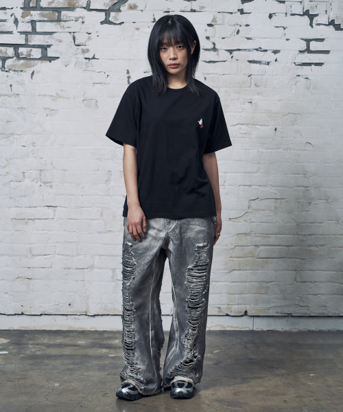 PEID(ペイド)の「PD CATS 半袖Tシャツ ブラック(Tシャツ/カットソー・レディース・ブラック・2/3/4/5/6/1)」の4枚目の写真