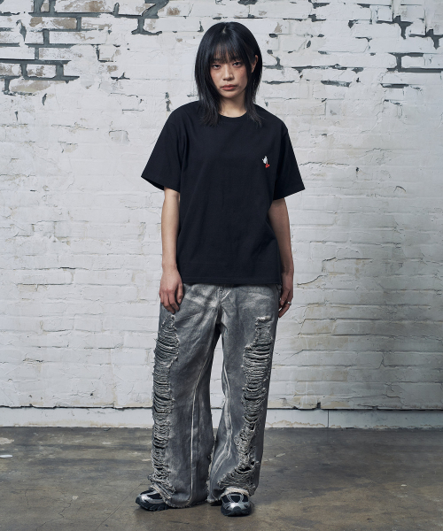 PEID(ペイド)の「PD CATS 半袖Tシャツ ブラック(Tシャツ/カットソー・レディース・ブラック・2/3/4/5/6/1)」の5枚目の写真