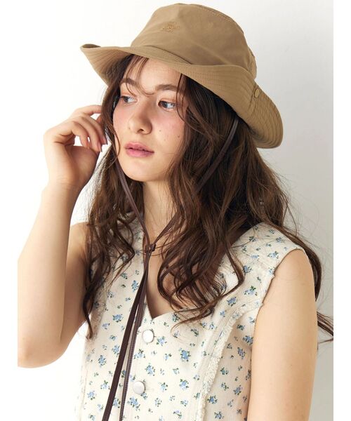 CALNAMUR（カルナムール）の「ナイロンウエスタンハット（ハット・レディース・ブラウン/ベージュ・FREE）」の22枚目の写真