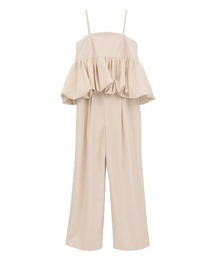 L.H.P（エルエイチピー）の「CLANE/クラネ/PEPLUM LAYERED ALLINONE（サロペット/オーバーオール）」