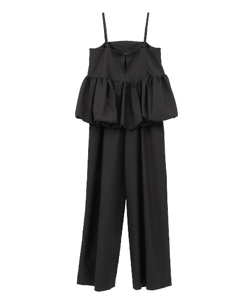 CLANE(クラネ)の「CLANE/クラネ/PEPLUM LAYERED ALLINONE(サロペット/オーバーオール・レディース・ブラック/グレー/アイボリー・1)」の13枚目の写真