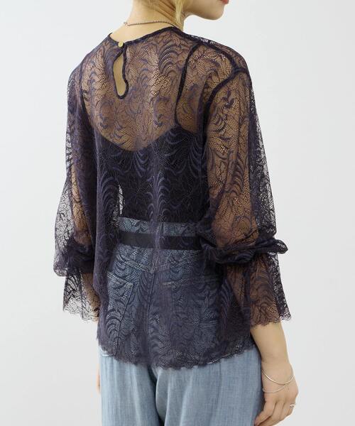 SOFFITTO（ソフィット）の「レースブラウス（シャツ/ブラウス・レディース・クリーム/ネイビー・FREE）」の12枚目の写真