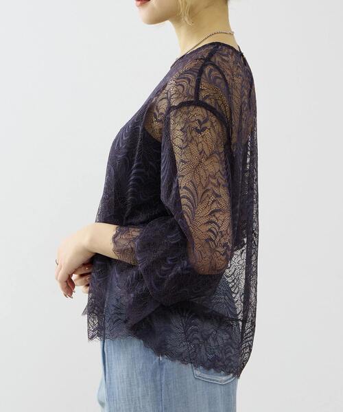 SOFFITTO（ソフィット）の「レースブラウス（シャツ/ブラウス・レディース・クリーム/ネイビー・FREE）」の13枚目の写真