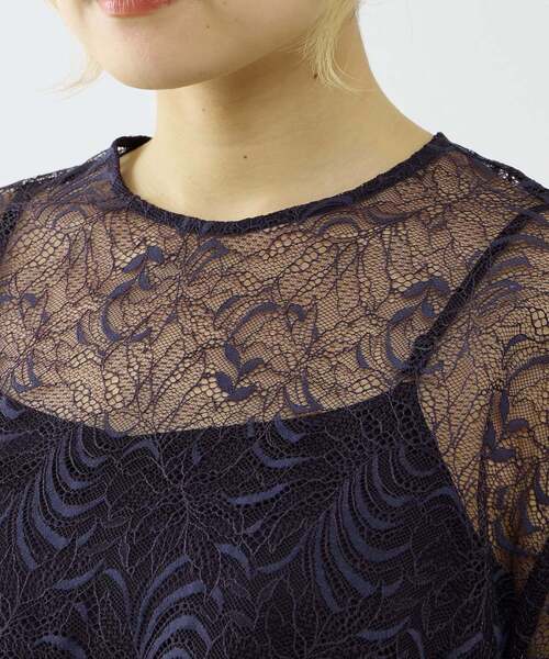 SOFFITTO（ソフィット）の「レースブラウス（シャツ/ブラウス・レディース・クリーム/ネイビー・FREE）」の15枚目の写真
