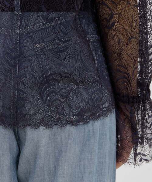 SOFFITTO（ソフィット）の「レースブラウス（シャツ/ブラウス・レディース・クリーム/ネイビー・FREE）」の17枚目の写真