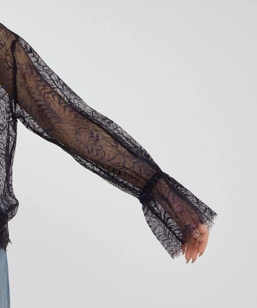 SOFFITTO（ソフィット）の「レースブラウス（シャツ/ブラウス・レディース・クリーム/ネイビー・FREE）」の18枚目の写真