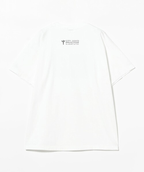BEAMS BOY（ビームスボーイ）の「City Lights Bookstore / 74s Post Card T（Tシャツ/カットソー・レディース・ホワイト・LARGE）」の4枚目の写真