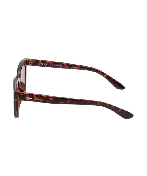 MERCURYDUO（マーキュリーデュオ）の「ウェリントンフレームファッショングラス（サングラス・レディース・ブラック/ブラウン・FREE）」の8枚目の写真