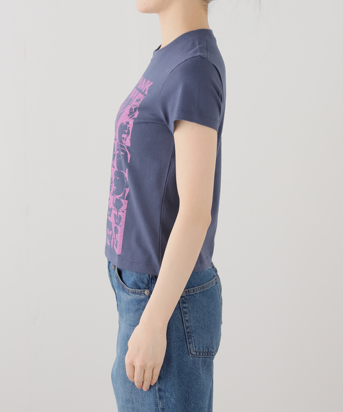 WEBHOUSE(ウェブハウス)の「【Geek Office / ギークオフィス】WEBHOUSE / I Am Punk Angel Tee(Tシャツ/カットソー・レディース・ホワイト/ネイビー・FREE)」の4枚目の写真