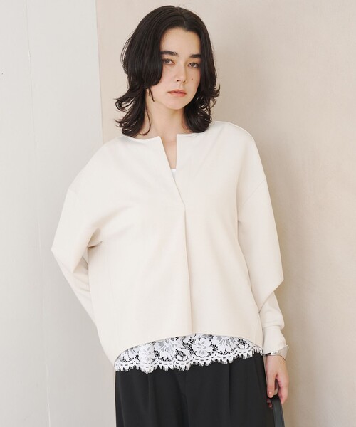 UNFILO(アンフィーロ)の「【新色追加】レースコンビ タンクトップ(タンクトップ・レディース・ホワイト系・X-LARGE)」の14枚目の写真
