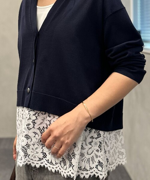 UNFILO(アンフィーロ)の「【新色追加】レースコンビ タンクトップ(タンクトップ・レディース・ホワイト系・X-LARGE)」の19枚目の写真