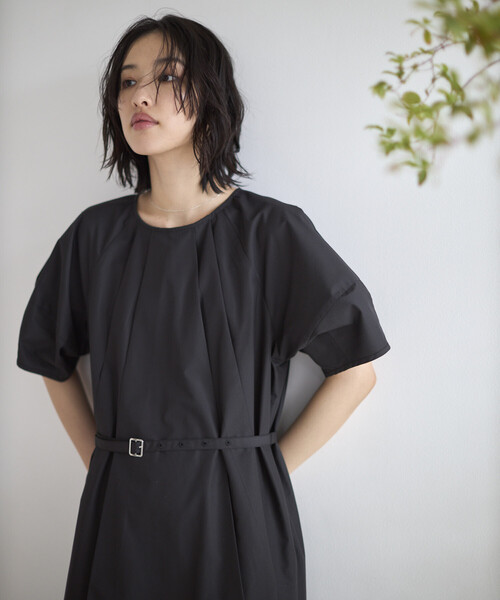 Firsthand（ファーストハンド）の「Firsthand/ファーストハンド バルーンスリーブ 2WAY ワンピース / 5分袖（ワンピース・レディース・オフホワイト/ピンク/ブラック・FREE）」の21枚目の写真