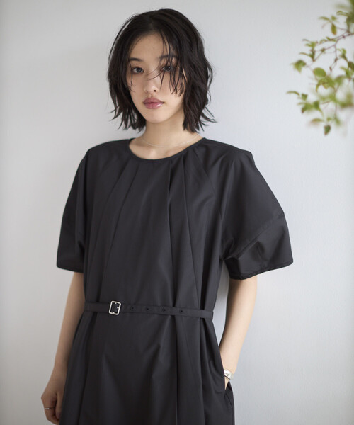 Firsthand（ファーストハンド）の「Firsthand/ファーストハンド バルーンスリーブ 2WAY ワンピース / 5分袖（ワンピース・レディース・オフホワイト/ピンク/ブラック・FREE）」の12枚目の写真