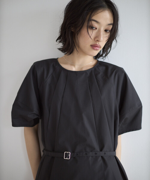 Firsthand（ファーストハンド）の「Firsthand/ファーストハンド バルーンスリーブ 2WAY ワンピース / 5分袖（ワンピース・レディース・オフホワイト/ピンク/ブラック・FREE）」の15枚目の写真