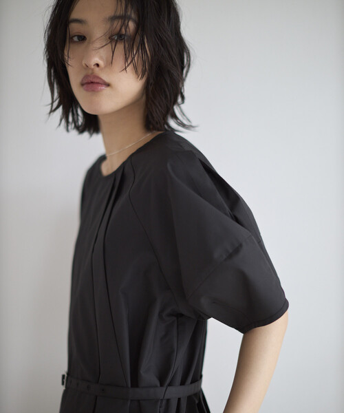 Firsthand（ファーストハンド）の「Firsthand/ファーストハンド バルーンスリーブ 2WAY ワンピース / 5分袖（ワンピース・レディース・オフホワイト/ピンク/ブラック・FREE）」の16枚目の写真