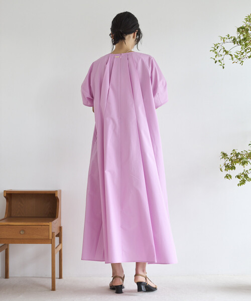 Firsthand（ファーストハンド）の「Firsthand/ファーストハンド バルーンスリーブ 2WAY ワンピース / 5分袖（ワンピース・レディース・オフホワイト/ピンク/ブラック・FREE）」の10枚目の写真