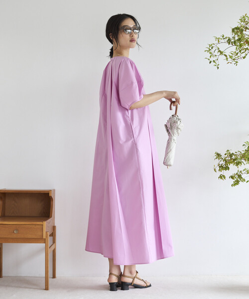 Firsthand（ファーストハンド）の「Firsthand/ファーストハンド バルーンスリーブ 2WAY ワンピース / 5分袖（ワンピース・レディース・オフホワイト/ピンク/ブラック・FREE）」の11枚目の写真