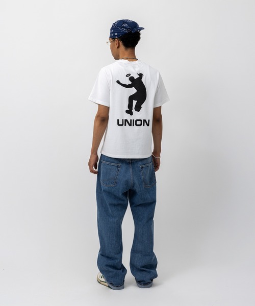 UNION（UNION TOKYO）（ユニオン）の「UNION TOKYO  WRIGHT DENIM ユニオントーキョー デニムパンツ ジーンズ（デニムパンツ・メンズ・ライトインディゴブルー/インディゴブルー・XL/L/M/S）」の5枚目の写真