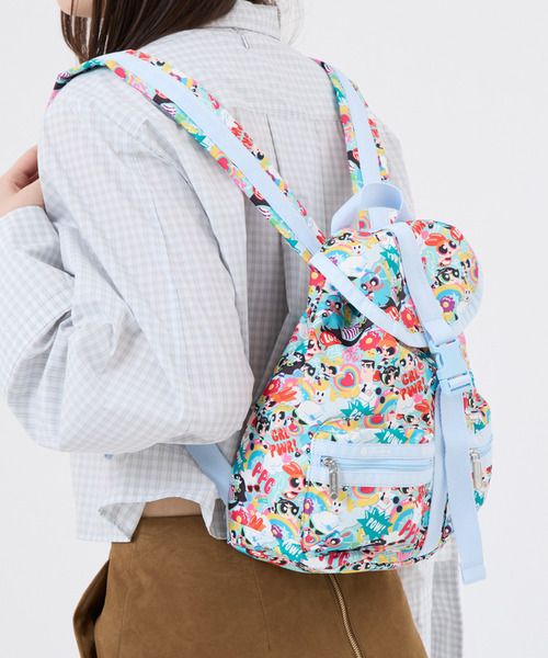 LeSportsac（レスポートサック）の「SMALL VOYAGER パワーパフ ガールズガールパワー（バックパック/リュック・レディース・その他・FREE）」の2枚目の写真