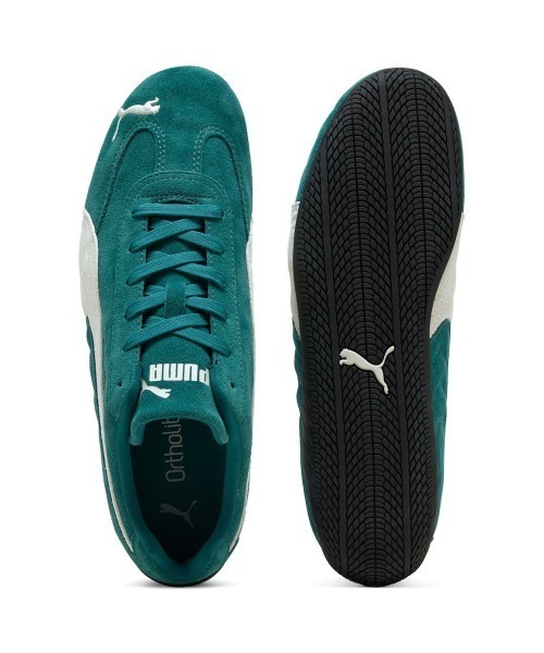 PUMA(プーマ)の「PUMA SPEEDCAT OG(プーマ スピードキャット オージー)(スニーカー・メンズ・グリーン系・23cm/23.5cm/24cm/24.5cm/25cm/28cm/27.5cm/25.5cm)」の2枚目の写真