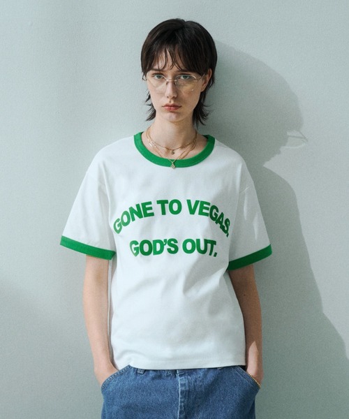 soerte(ソエルテ)の「Contemporary Compact Ringer Tee / コンテンポラリーコンパクトリンガーT(Tシャツ/カットソー・メンズ・ブラック/ブルー/ホワイト・2/1/3)」の1枚目の写真