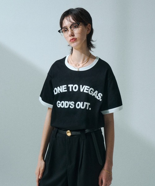 soerte(ソエルテ)の「Contemporary Compact Ringer Tee / コンテンポラリーコンパクトリンガーT(Tシャツ/カットソー・メンズ・ブラック/ブルー/ホワイト・2/1/3)」の2枚目の写真