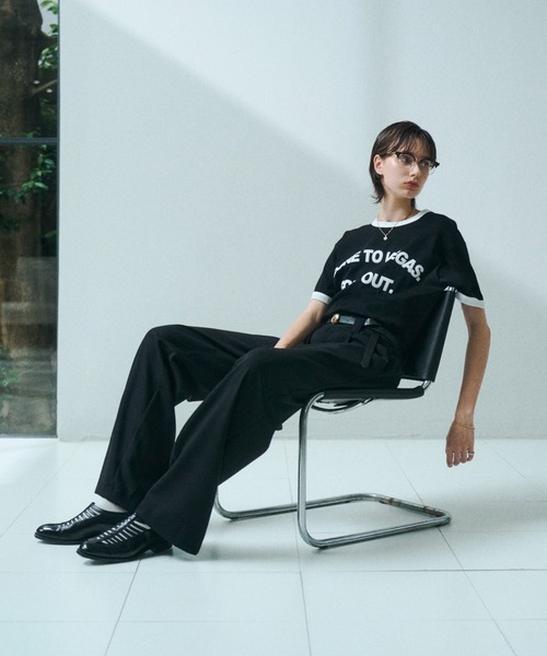 soerte(ソエルテ)の「Contemporary Compact Ringer Tee / コンテンポラリーコンパクトリンガーT(Tシャツ/カットソー・メンズ・ブラック/ブルー/ホワイト・2/1/3)」の21枚目の写真