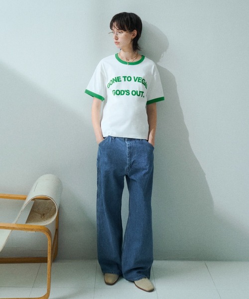 soerte(ソエルテ)の「Contemporary Compact Ringer Tee / コンテンポラリーコンパクトリンガーT(Tシャツ/カットソー・メンズ・ブラック/ブルー/ホワイト・2/1/3)」の5枚目の写真