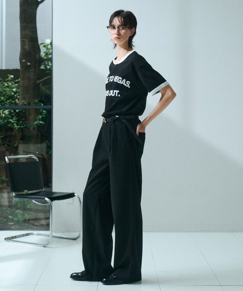 soerte(ソエルテ)の「Contemporary Compact Ringer Tee / コンテンポラリーコンパクトリンガーT(Tシャツ/カットソー・メンズ・ブラック/ブルー/ホワイト・2/1/3)」の20枚目の写真