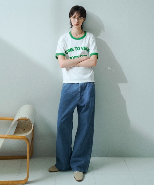 soerte(ソエルテ)の「Contemporary Compact Ringer Tee / コンテンポラリーコンパクトリンガーT(Tシャツ/カットソー・メンズ・ブラック/ブルー/ホワイト・2/1/3)」の15枚目の写真