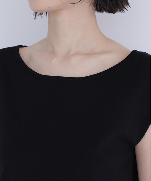 NATURAL BEAUTY BASIC（ナチュラルビューティーベーシック）の「ドットスカーフ付ニット（ニット/セーター・レディース・オフホワイト/ブラック/イエロー・ﾌﾘ-）」の10枚目の写真