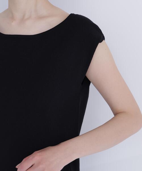 NATURAL BEAUTY BASIC（ナチュラルビューティーベーシック）の「ドットスカーフ付ニット（ニット/セーター・レディース・オフホワイト/ブラック/イエロー・ﾌﾘ-）」の11枚目の写真