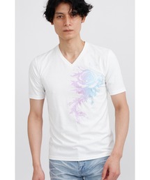 TORNADO MART | TORNADO MART∴メロディアスローズプリント半袖カットソー(Tシャツ/カットソー)