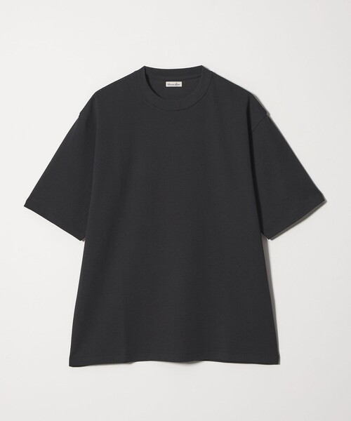 Steven Alan(スティーブンアラン)の「<Steven Alan> アイレットメッシュ クルーネック Tシャツ(Tシャツ/カットソー・メンズ・ホワイト/ダークグレー・XL/L/M/S)」の2枚目の写真