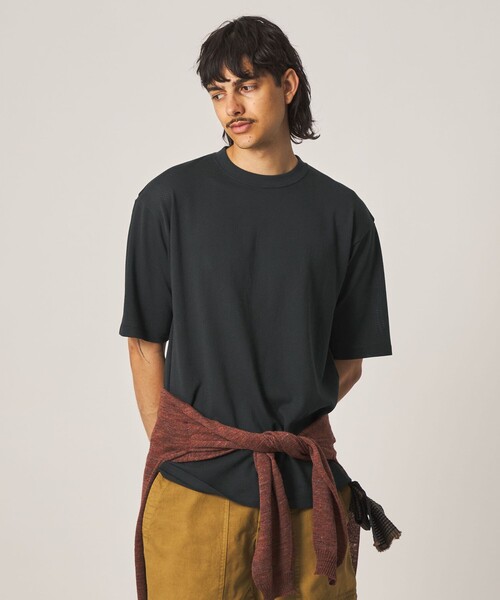 Steven Alan(スティーブンアラン)の「<Steven Alan> アイレットメッシュ クルーネック Tシャツ(Tシャツ/カットソー・メンズ・ホワイト/ダークグレー・XL/L/M/S)」の13枚目の写真