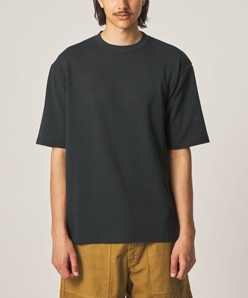 Steven Alan(スティーブンアラン)の「<Steven Alan> アイレットメッシュ クルーネック Tシャツ(Tシャツ/カットソー・メンズ・ホワイト/ダークグレー・XL/L/M/S)」の14枚目の写真