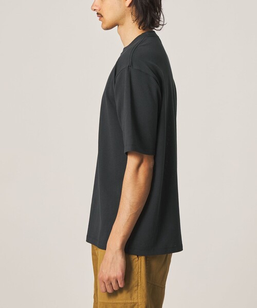 Steven Alan(スティーブンアラン)の「<Steven Alan> アイレットメッシュ クルーネック Tシャツ(Tシャツ/カットソー・メンズ・ホワイト/ダークグレー・XL/L/M/S)」の15枚目の写真