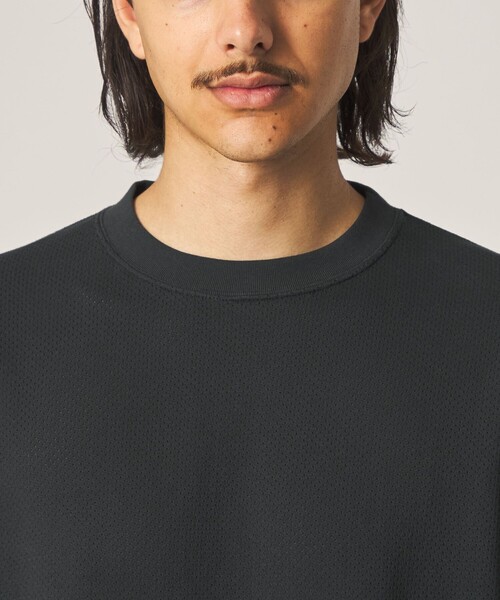 Steven Alan(スティーブンアラン)の「<Steven Alan> アイレットメッシュ クルーネック Tシャツ(Tシャツ/カットソー・メンズ・ホワイト/ダークグレー・XL/L/M/S)」の17枚目の写真