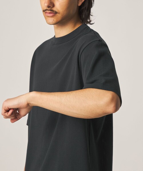 Steven Alan(スティーブンアラン)の「<Steven Alan> アイレットメッシュ クルーネック Tシャツ(Tシャツ/カットソー・メンズ・ホワイト/ダークグレー・XL/L/M/S)」の18枚目の写真