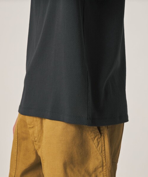 Steven Alan(スティーブンアラン)の「<Steven Alan> アイレットメッシュ クルーネック Tシャツ(Tシャツ/カットソー・メンズ・ホワイト/ダークグレー・XL/L/M/S)」の19枚目の写真