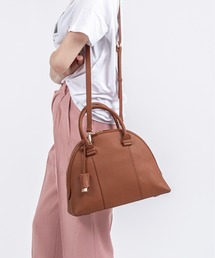 【Maison de Z】本革　2WAY レザーハンドバッグ　ショルダーバッグ