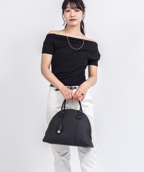 Rivel(リヴェル)の「【Maison de Z】本革 2WAY レザーハンドバッグ ショルダーバッグ(ショルダーバッグ・レディース・ブラック/ブラウン・FREE)」の7枚目の写真