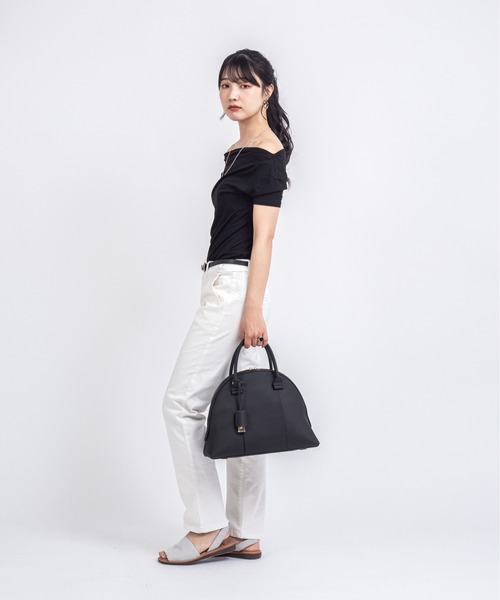 Rivel(リヴェル)の「【Maison de Z】本革 2WAY レザーハンドバッグ ショルダーバッグ(ショルダーバッグ・レディース・ブラック/ブラウン・FREE)」の4枚目の写真