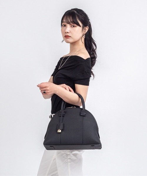 Rivel(リヴェル)の「【Maison de Z】本革 2WAY レザーハンドバッグ ショルダーバッグ(ショルダーバッグ・レディース・ブラック/ブラウン・FREE)」の8枚目の写真