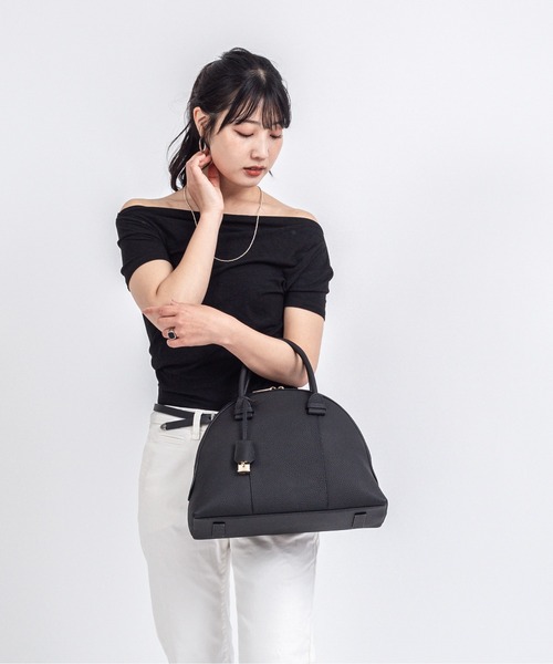 Rivel(リヴェル)の「【Maison de Z】本革 2WAY レザーハンドバッグ ショルダーバッグ(ショルダーバッグ・レディース・ブラック/ブラウン・FREE)」の9枚目の写真