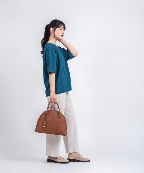 Rivel(リヴェル)の「【Maison de Z】本革 2WAY レザーハンドバッグ ショルダーバッグ(ショルダーバッグ・レディース・ブラック/ブラウン・FREE)」の20枚目の写真