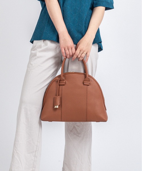Rivel(リヴェル)の「【Maison de Z】本革 2WAY レザーハンドバッグ ショルダーバッグ(ショルダーバッグ・レディース・ブラック/ブラウン・FREE)」の21枚目の写真